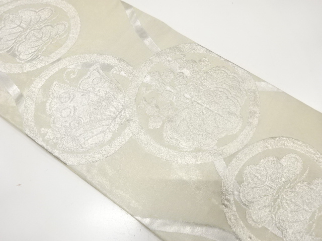 Japanese Kimono / Antique / Fukuro Obi Silk